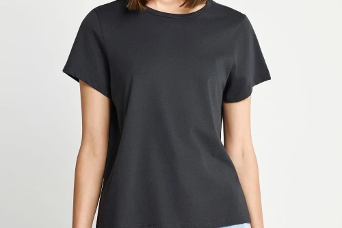 Funky Buddha The Basics Collection T-Shirt Γυναικείο (FBL013-103-04-ANTHRACITE)