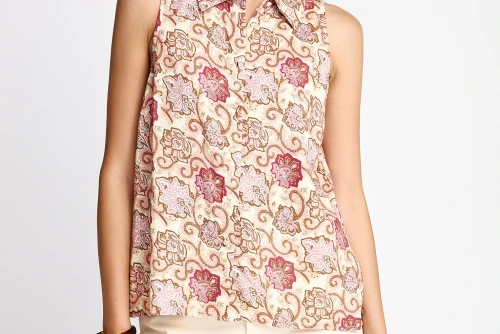 Funky Buddha Γυναικείο Πουκάμισο Casual (FBL013-103-05-PINK-LEMONADE)