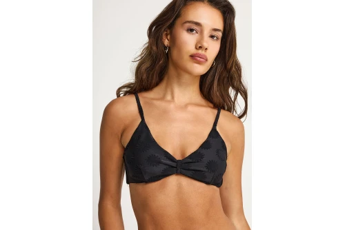 Funky Buddha Towel Pattern Μαγιό Bikini Top Γυναικείο (FBL013-103-16T-BLACK)