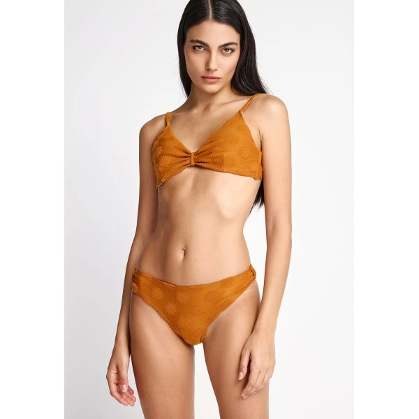Funky Buddha Towel Pattern Μαγιό Bikini Top Γυναικείο (FBL013-103-16T-SPICY-PUMPKIN)