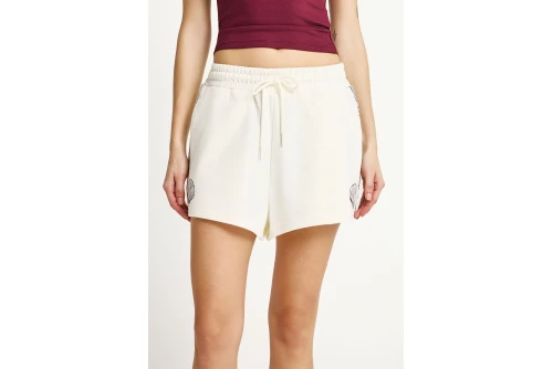 Funky Buddha Loose Σορτς Αθλητικό Γυναικείο (FBL013-105-03-OFF-WHITE)