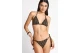 Funky Buddha Γυναικείο Μαγιό Bikini Top Μαύρο, Καφέ
