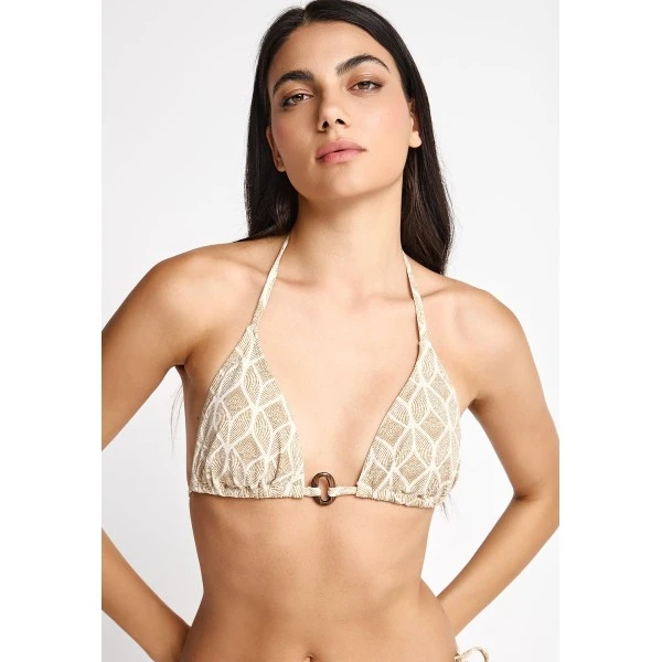 Funky Buddha Μαγιό Bikini Top Γυναικείο (FBL013-105-16T-CLOUD-CREAM)