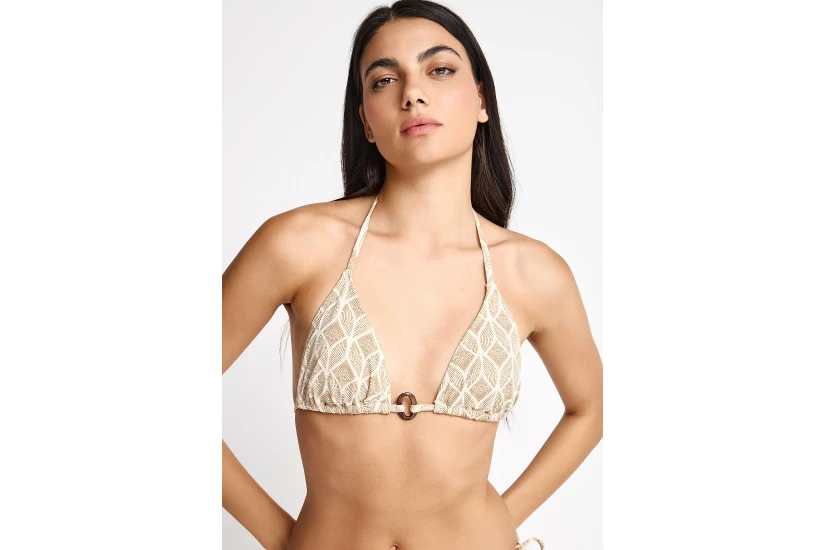 Funky Buddha Γυναικείο Μαγιό Bikini Top Μπεζ