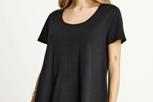 Funky Buddha The Basics Collection T-Shirt Γυναικείο (FBL013-107-04-BLACK)