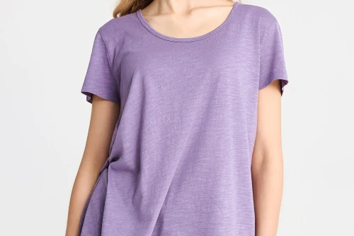 Funky Buddha The Basics Collection T-Shirt Γυναικείο (FBL013-107-04-DUSTY-LAVENDER)