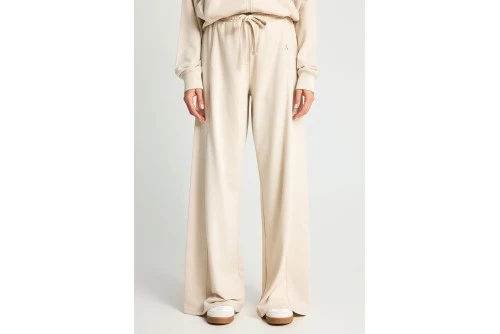 Funky Buddha Flare Fit Παντελόνι Φόρμας Γυναικείο (FBL013-108-02-CLOUD-CREAM)