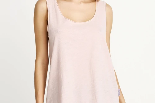 Funky Buddha Cotton Μπλούζα Αμάνικη Γυναικεία (FBL013-108-04-ROSE-WATER)