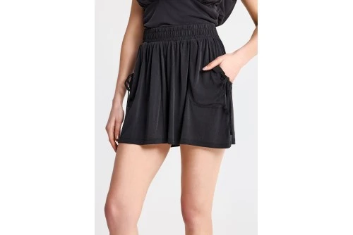 Funky Buddha Modal Σορτς Casual Γυναικείο (FBL013-109-03-BLACK)