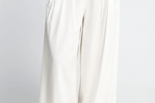 Funky Buddha Lyocell Παντελόνα Γυναικεία (FBL013-110-02-OFF-WHITE)