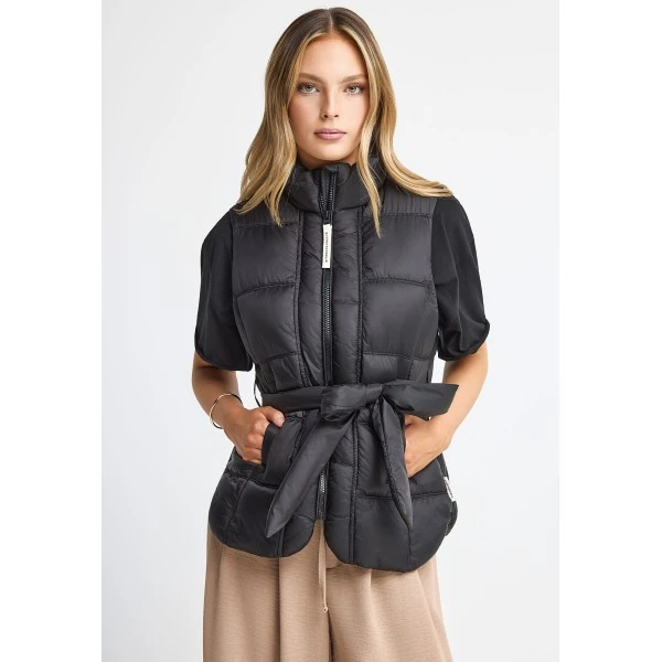Funky Buddha Μπουφάν Αμάνικο Γυναικείο (FBL013-112-01-BLACK)