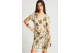 Funky Buddha Γυναικείο Κοντομάνικο Cropped Top Εκρού, Πράσινο, Διάφορα Χρώματα