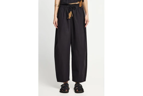 Funky Buddha Παντελόνα Γυναικεία (FBL013-117-02-BLACK)