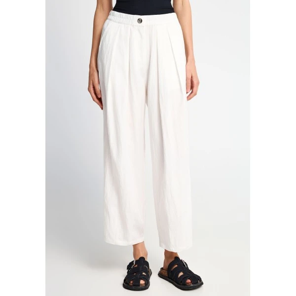 Funky Buddha Παντελόνα Γυναικεία (FBL013-119-02-WHITE)