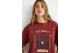 Funky Buddha Graphic Print Γυναικείο Κοντομάνικο T-Shirt Κεραμιδί