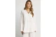 Funky Buddha Cotton Γυναικείο Μακρυμάνικο Πουκάμισο Λευκό