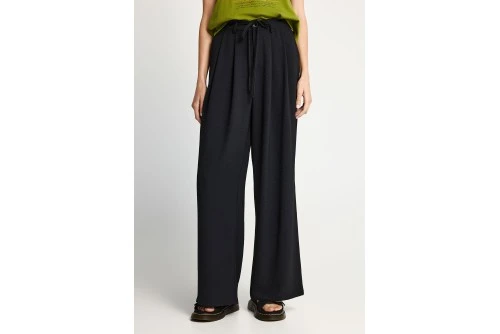 Funky Buddha Relaxed Fit Παντελόνα Γυναικεία (FBL013-122-02-BLACK)