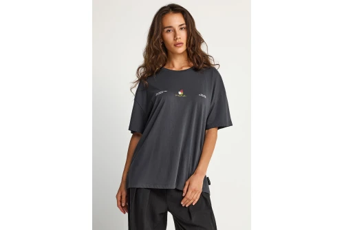 Funky Buddha Artwork Print T-Shirt Γυναικείο (FBL013-125-04-ANTHRACITE)