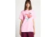 Funky Buddha Γυναικείο Κοντομάνικο T-Shirt Ροζ