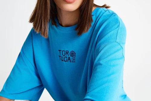 Funky Buddha Print On The Back T-Shirt Γυναικείο (FBL013-141-04-AZURE-BLUE)