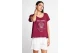 Funky Buddha Γυναικείο Κοντομάνικο T-Shirt Μπορντό, Ροζ