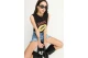 Funky Buddha Γυναικείο Αμάνικο T-Shirt Μαύρο