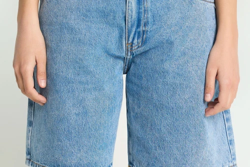 Funky Buddha Σορτς Τζιν Γυναικείο (FBL013-161-03-LT-BLUE)