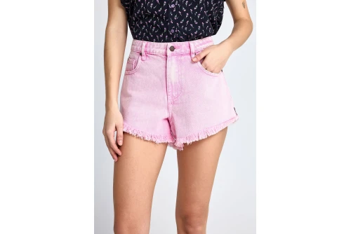 Funky Buddha Low-Rise Σορτς Τζιν Γυναικείο (FBL013-167-03-CANDY-PINK)