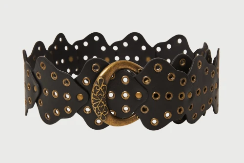 Funky Buddha Ζώνη Casual (FBL013-174-10-BLACK)