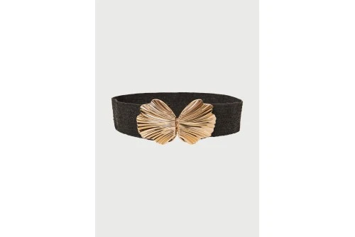 Funky Buddha Ζώνη Casual (FBL013-177-10-BLACK)