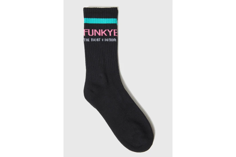 Funky Buddha Γυναικείες Ψηλές Κάλτσες Μαύρες 1 Ζευγάρι