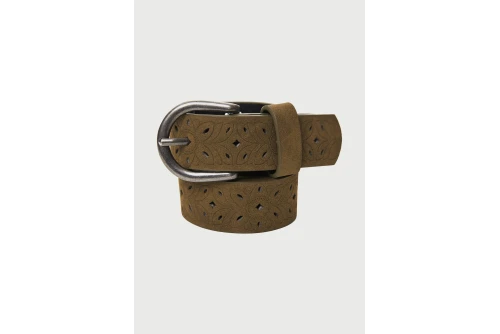 Funky Buddha Eco-Leather Ζώνη Casual (FBL013-436-10-BEIGE)