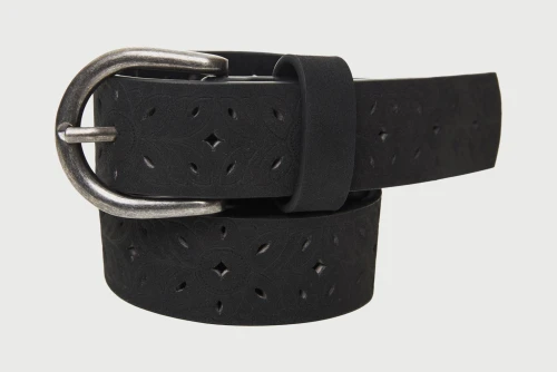 Funky Buddha Eco-Leather Ζώνη Casual (FBL013-436-10-BLACK)