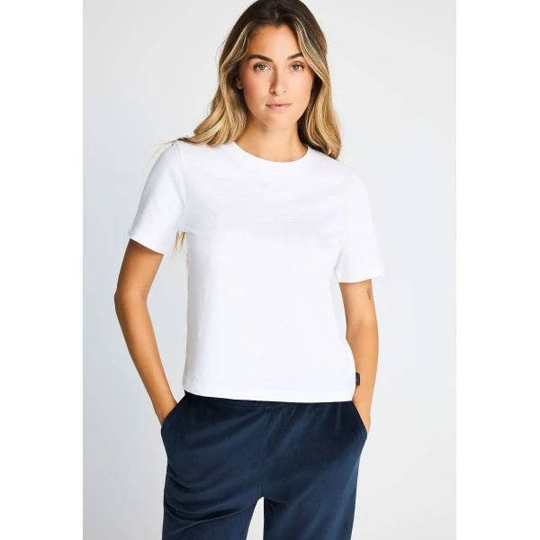 Funky Buddha Basic T-Shirt Γυναικείο (FBL014-100-04-WHITE)