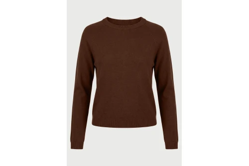 Funky Buddha Μπλούζα Πλεκτή Γυναικεία (FBL014-100-09-BROWN)