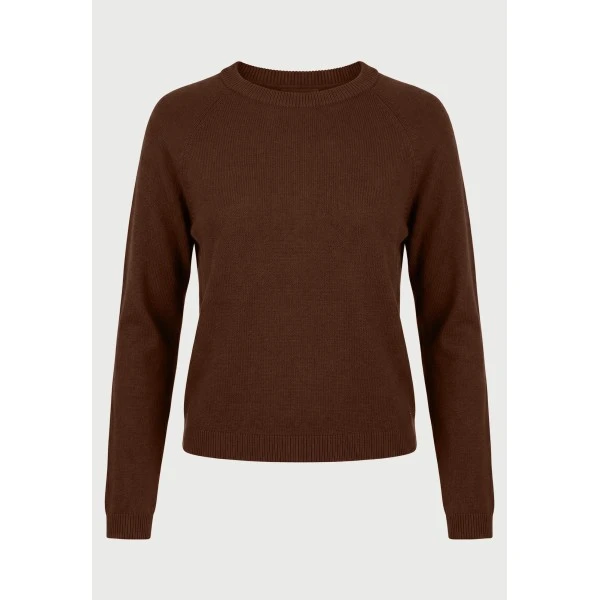 Funky Buddha Μπλούζα Πλεκτή Γυναικεία (FBL014-100-09-BROWN)