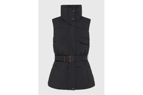 Funky Buddha Μπουφάν Αμάνικο Γυναικείο (FBL014-102-01-BLACK)