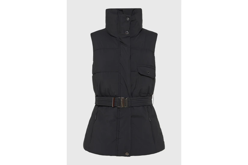 Funky Buddha Μπουφάν Αμάνικο Γυναικείο (FBL014-102-01-BLACK)
