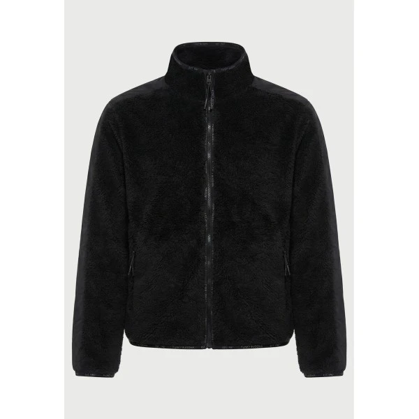 Funky Buddha Relaxed Fit Ζακέτα Fleece Γυναικεία (FBL014-107-06-BLACK)
