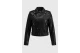 Funky Buddha Faux Leather Biker Μπουφάν Δερματίνη Γυναικείο (FBL014-139-01-BLACK)