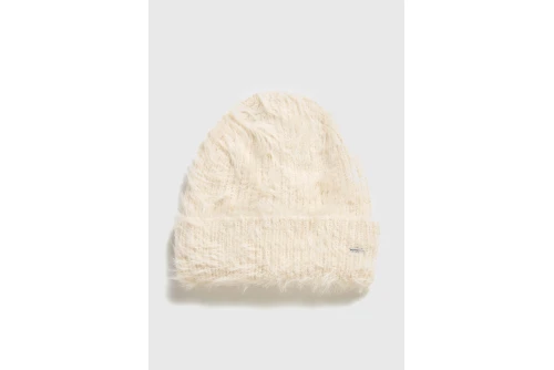 Funky Buddha Fluffy Knitted Σκουφάκι Χειμερινό (FBL014-193-10-OFF-WHITE)
