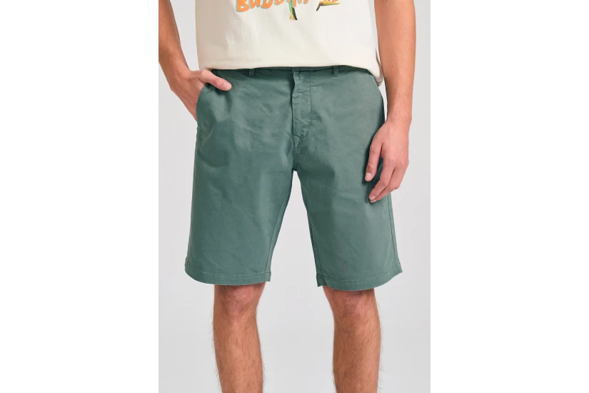 Funky Buddha The Essentials Ανδρική Βερμούδα Chino Πράσινη