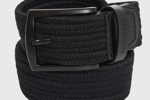 Funky Buddha Ζώνη Casual (FBM011-059-10-BLACK)