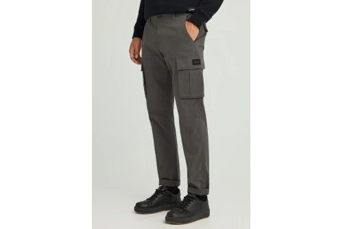 Funky Buddha The Essentials Παντελόνι Cargo Ανδρικό (FBM012-002-02-DK-GREY)