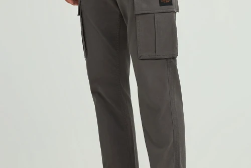 Funky Buddha The Essentials Παντελόνι Cargo Ανδρικό (FBM012-002-02-DK-GREY)