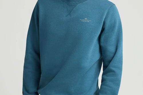 Funky Buddha The Essentials Μπλούζα Με Λαιμόκοψη Ανδρική (FBM012-003-06-INDIAN-TEAL)