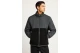 Funky Buddha Ανδρικό Bomber Μπουφάν με Κουκούλα Ανθρακί