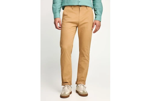 Funky Buddha The Essentials Παντελόνι Chino Ανδρικό (FBM013-001-02-BEIGE)