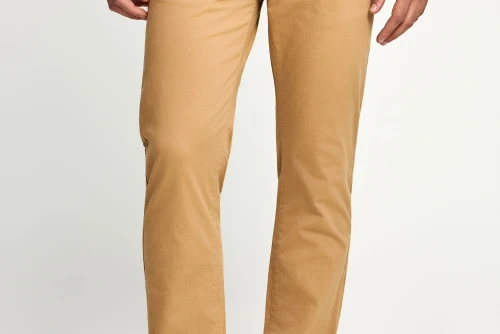 Funky Buddha The Essentials Παντελόνι Chino Ανδρικό (FBM013-001-02-BEIGE)