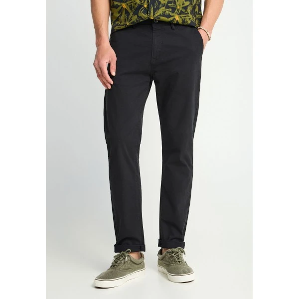Funky Buddha The Essentials Παντελόνι Chino Ανδρικό (FBM013-001-02-BLACK)